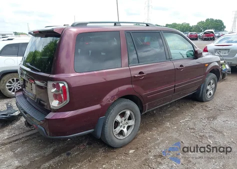 2007 Honda Pilot Ex-L из США, поврежденный, VIN 2HKYF18657H532289